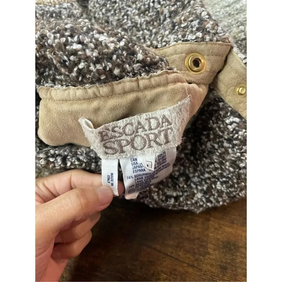 Escada Sport Brown Pullover button sweater  Size M - Picture 3 of 11